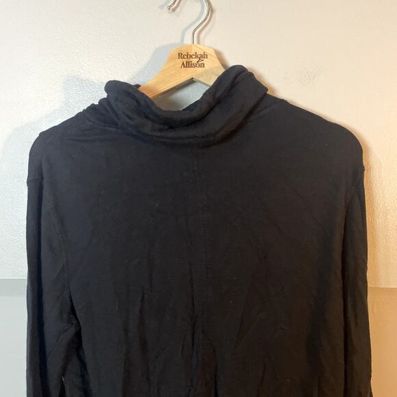 Athleta Soft & Cozy Modal Blend Black Pullover Hoodie Women's Size XS EUC - Picture 12 of 13